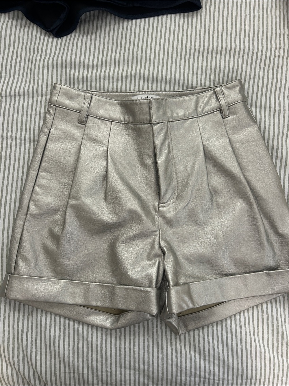 J Society Silver Shorts